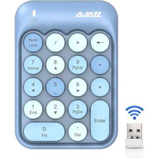 👉 Wireless Keyboard roze 2.4G Mini 18 Keys Numeric Keypad Computer Digital For PC Accounting Tasks Pink