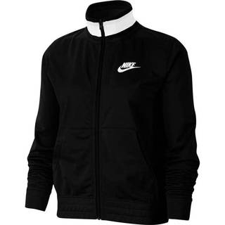 👉 M vrouwen zwart Nike SPORTSWEAR HERITAGE WOMENS P dames sportsweater