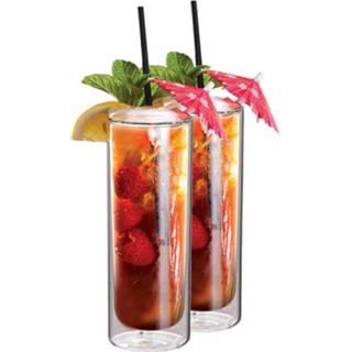 👉 Cocktailglas glas transparant Cocktailglazen Voor Mojito Dubbelwandig, Set Van 2 - Maxxo 8595235809358