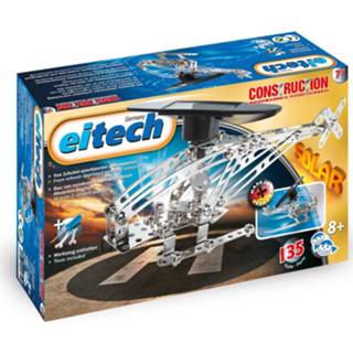 👉 Constructieset staal zilver zilverkleurig Eitech Helikopter Solar 138-delig 4012854000712