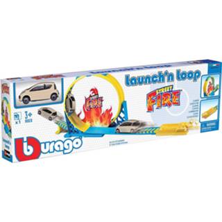 👉 Kunststof multikleur Bburago Street Fire Launcher Set 4893993302833