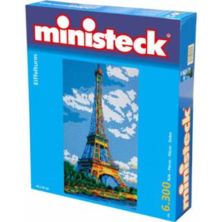 👉 Kunststof blauw Ministeck Eiffeltoren 6300 Delig 4250250318622