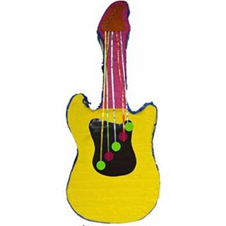 👉 Gekleurde gitaar papier multikleur Gitaren Pinata 79 Cm 8718758745099