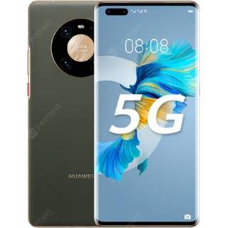 👉 Smartphone donkergroen HUAWEI Mate 40 Pro 5G Smartphones Kirin 9000 Octa Core 2.54GHz 6.76 inch 50MP + 20MP 12MP 4400mAh Global Version