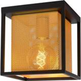 👉 Plafondlamp zwart goud male Lucide Sansa E27 5411212211187