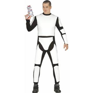 👉 Polyester wit mannen Space Trooper Kostuum Voor Heren L/xl 8719538057760