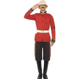 👉 Soldaten kostuum synthetisch rood mannen Boerenoorlog Soldaat Voor Heren - Verkleedpak 52-54 (L) 8719538342354