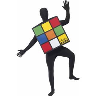 👉 Kubus synthetisch multikleur Rubiks Kostuum 8718758141211
