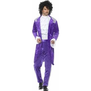 👉 Popsterren kostuum purper synthetisch paars mannen Purple Popster Voor Heren 52-54 8719538075030