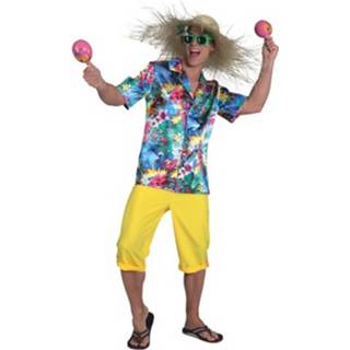👉 Overhemd synthetisch multikleur mannen Hawaii Voor Heren 54-56 (Xl/2xl) 8718758697381