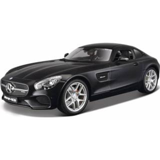 👉 Modelauto metaal zwart Mercedes Amg Gt 1:18 - Speelgoed Auto Schaalmodel 8719538324879