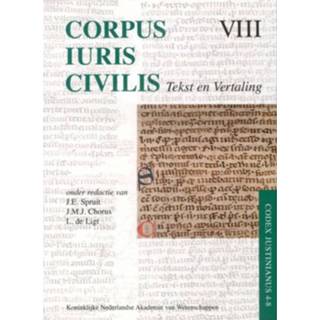 👉 Corpus Iuris Civilis Viii; Codex Justinianus 4 - 8 9789069845142