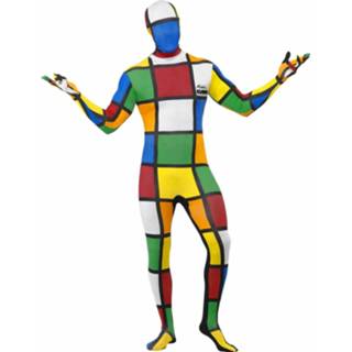 👉 Kubus synthetisch multikleur Second Skin Pak Rubiks 48-50 (M) 8718758268628