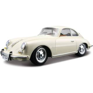👉 Modelauto metaal wit Porsche 356 B Coupe 1:24 - Spe 8719538362987