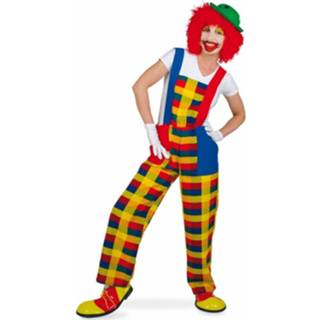👉 Tuinbroek polyester XL multikleur Clown Pebbi Kostuum 8719538007604
