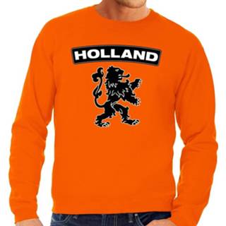 👉 Sweater oranje zwarte synthetisch Holland Leeuw / Tr 8719538472730