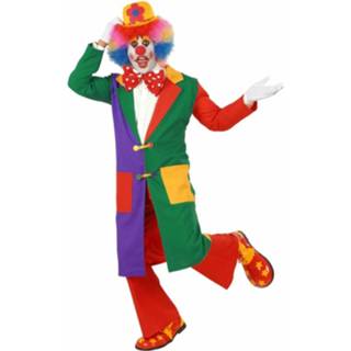 👉 Synthetisch multikleur Clowns Jas Voor Volwassenen 52 (L) 8718758127833