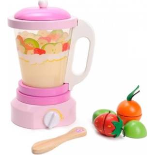 👉 Houten speelgoed roze Blender Roze, Mentari 8717255027219