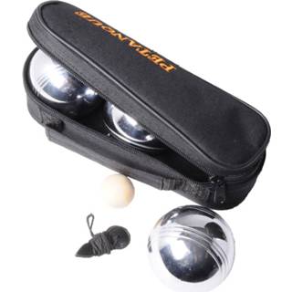 👉 Metaal zilverkleurig Angel Sports Jeu De Boules Set In Tas - 3 Stuks 8716096003628