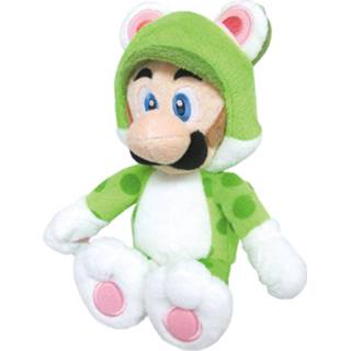 👉 Knuffel pluche multikleur Super Mario Bros Cat Luigi - 25 Cm 819996013723