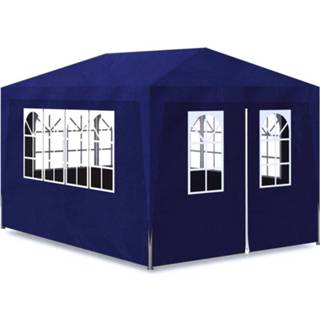 👉 Partytent blauw stof Vidaxl 3x4 M 8718475837435