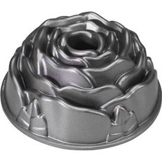 👉 Tulbandvorm aluminium zilverkleurig Nordic Ware Roos - 23cm 11172541482