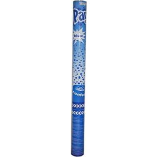 👉 Confetti shooter blauw kunststof 3 Shooters 60 Cm 8718758830344