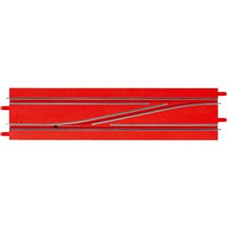 👉 Kunststof rood Carrera Digital 143 Wissel Rijstrook Links 4007486420038