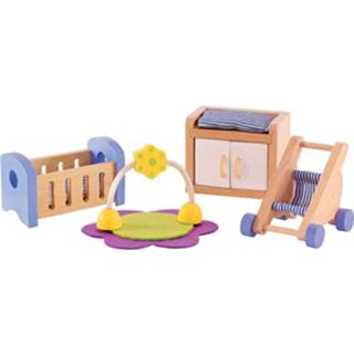👉 Poppenhuis houten hout multikleur baby's Babykamer Voor 6943478006768