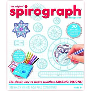 👉 Kunststof multikleur Spirograph Design-set 25-delig 819441010062