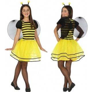 👉 Jurk polyester multikleur meisjes Bijen Verkleedjurk/jurkje Carnaval Kostuum Voor - Carnavalskleding Voordelig Geprijsd 140 (10-12 Jaar) 8719538819115