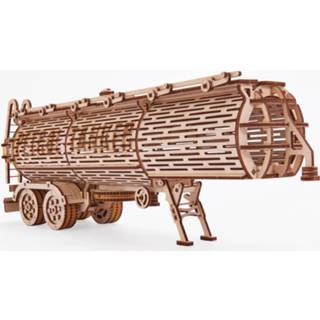 👉 Houten hout Wood Trick Tank Trailer - Uitbreiding Set Voor Truck Modelbouw 4820195190289