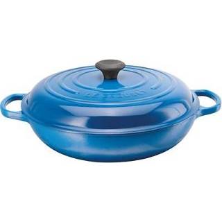 👉 Braadpan blauw gietijzer Le Creuset Lage Ø 30 cm 24147263081