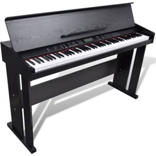 👉 Piano zwart active Elektronische/Digitale met 88 toetsen en bladhouder 8718475873778
