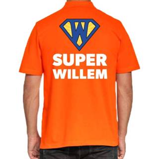 👉 Poloshirt oranje synthetisch mannen Koningsdag Grote Maten / Polo T-shirt Met Super Willem Voor Heren - Kleding/ Shirts 4xl 8720147017854