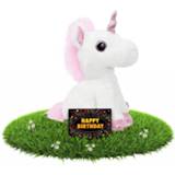 👉 Knuffel roze wit Verjaardag Eenhoorn Roze/wit - 30 Cm Incl. Gratis Verjaardagskaart 8719538404205