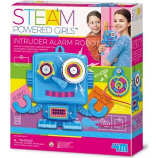 👉 Meisjes 4m Steam Powered Girls Indringersalarm Robot 15 Cm (Engels) 4893156049001