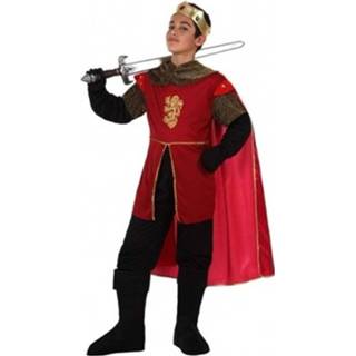 👉 Ridder polyester multikleur jongens Middeleeuwse Ridder/koning Kostuum - Carnavalskleding Voordelig Geprijsd 128 (7-9 Jaar) 8719538824256