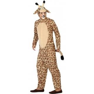 👉 Dierenpak polyester XL bruin Giraffe Onesie Verkleedset/kostuum Voor Volwassenen - Carnavalskleding Voordelig Geprijsd (42-44) 8719538824034