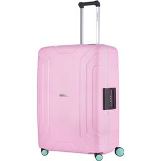 👉 Trolley roze polypropyleen Carryon Steward Tsa Koffer - 75cm Vaste Sloten Licht 8717253523324