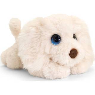 👉 Hondenknuffel wit pluche polyester kinderen Keel Toys Labradoodle Honden Knuffel 37 Cm - Knuffeldieren Speelgoed Voor Kind 8719538977761