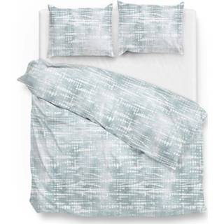 👉 Dekbedovertrek katoen groen Zo! Home Naron - Mint 1-persoons 140x200/220 Cm 8718518194662