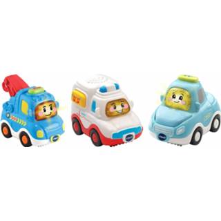 👉 Toet auto kunststof multikleur Vtech Auto's Trio 8 X 6 Cm 3-delig 3417762073239
