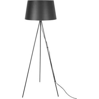 👉 Vloerlamp IJzer zwart Leitmotiv - Classy 8714302660825