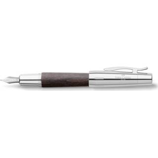 👉 Vulpen zwart chroom Faber-castell E-motion Chroom/ Perenhout Ef 4005401482222