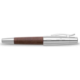 👉 Vulpen bruin chroom Faber-castell E-motion Chroom/ Donkerbruin Perenhout F 4005401482116