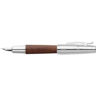 👉 Vulpen bruin chroom m Faber Castell E-motion Chroom/ Perenhout 4005401482000