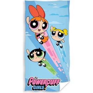 👉 Strandlaken katoen multikleur meisjes Powerpuff Girls - 100% 70x140 Cm Multi 5902689405761