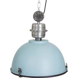 👉 Industriële hanglamp glas blauw Lightning - Industriele 1-l. 8712746100266
