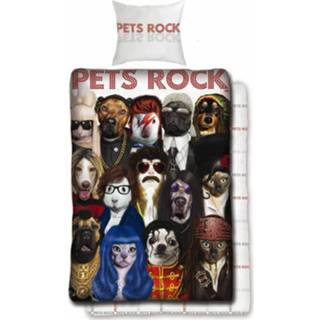 👉 Dekbedovertrek katoen multikleur Pets Rock - Multi 1-per 5710751049023
